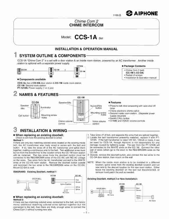 Aiphone Door CCS-1A-page_pdf